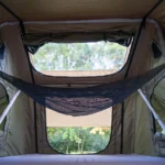 Owen Two Plus Tente de Toit pour Camping et Voyage, avec Pre-Tente, avec échelle, Couleur Verte Olive – Image 4