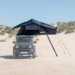 Owen Two Plus Tente de Toit pour Camping et Voyage, avec Pre-Tente, avec échelle, Couleur Noir – Image 3