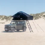 Owen Two Plus Tente de Toit pour Camping et Voyage, avec Pre-Tente, avec échelle, Couleur Noir – Image 4