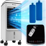 Tectake Climatiseur d'Air Mobile Notos